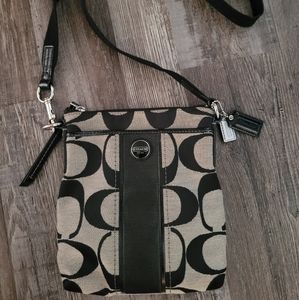 Coach Crossbody Handbag Black/Grey